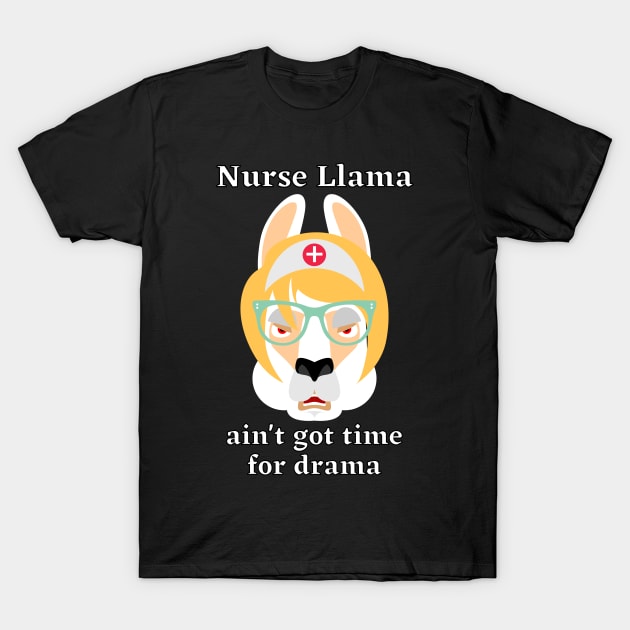 Nurse Llama T-Shirt by Caregiverology